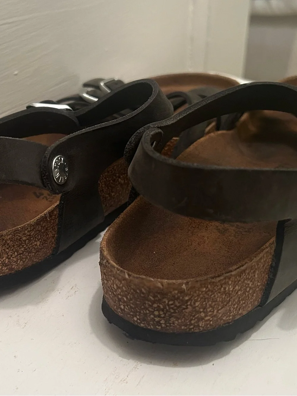 Birkenstock Kumba Black Oiled Sandals EU 41 Unisex Women 10-10.5 Men 8-8.5
